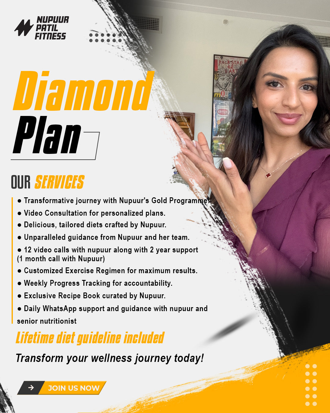 Nupuur’s Body Blueprint: Diamond Plan